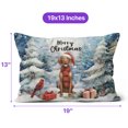 thumbnail image 4 of Merry Christmas Vizsla Enjoys Woofmas Winter Xmas Holiday Pillow Cushion Double Sided Vizslas Dog Lover Gifts Idea Throw Pillow - 02022, 4 of 4