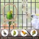 thumbnail image 3 of 18 Pieces Bird Toys Set Parrot Swing Chewing Toy Hanging Ock Perch Ladder Brid For Conure Finch Nah Bird, 3 of 4