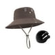thumbnail image 5 of Sombrero para el sol Gorra de playa Verano Moda Resistente a los impactos Sombrero de pesca Sombrero con visera para desplazamientos Viajes Vacaciones Marrón, 5 of 9