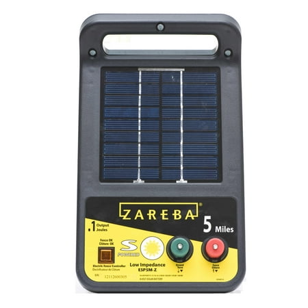 Zareba 5-Mile Solar Low Impedance Electric Fence (Best Electric Fence Charger For Horses)