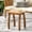 Teak, variant on Rustic Acacia Wood End Table, Slatted Side Table with Teak Finish, 19-inch Tall Accent Table for Outdoor Patio and Indoor Living Room