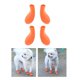 thumbnail image 1 of Botas de Lluvia para Perros Colco 2 Piezas Impermeables Antideslizantes Naranja S, 1 of 8