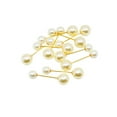thumbnail image 2 of 30 Pedazos Doblan La Hebilla Brillante Del Perno de Broche de para El Tamaño Clasificado de Fernando Broches, 2 of 8