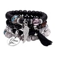 thumbnail image 3 of lionlar Bohemian Stackable Bead Bracelet Adjustable Bracelet Stretch Bracelet for Dating E, 3 of 9