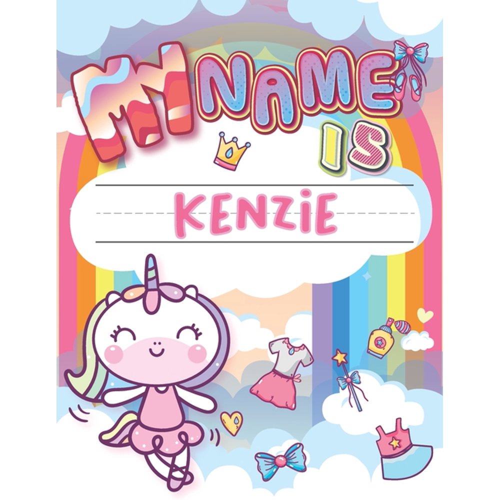 My Name is Kenzie Personalized Primary Tracing Book / Learning How to