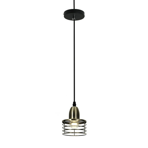 CalmGeek AC220-240V 40W(Max.) Industrial Retro Style Pendant Light Ceiling Lamp E27 Base Socket Holder for Bedroom Living Room Study Room Cafe Shop Restaurant
