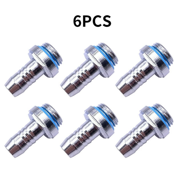 Conector de dos toques de rosca G 1/4, conector de tubo de refrigeración por agua, accesorio de enfriador de agua para computadora, 9 mm Scienceny EL5257-02