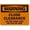 Warning Sign 3, variant on Warning Close Clearance Sign – 8x12 Inch RustFree Aluminum,Reflective & Weatherproof Metal Sign,HighVisibility Safety Warning for Low Clearance Areas & Garages