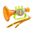 thumbnail image 2 of Silbato de juguete para niños, trompeta, juguete musical para fiestas, con forma de trompeta pequeña, educativo para niños y niñas de 2, 3 y 4 años., 2 of 8