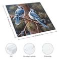 thumbnail image 3 of WYYP Blue Jays Pine Cones Pine Tree Dinner Napkin for Dining Table Kitchen Daily Party Housewarming Farmhouse Decor Cloth Napkin Reusable 4 PCS, 3 of 7