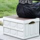 thumbnail image 3 of Caja de almacenamiento de picnic para acampar al aire libre Caja de almacenamiento de respaldo de coche plegable, 3 of 8
