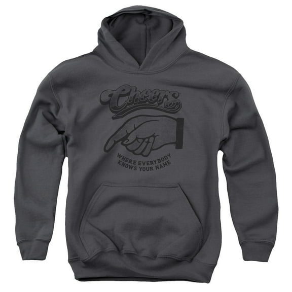 Cheers The Standard Youth Pullover Hoodie Sweatshirt Charcoal