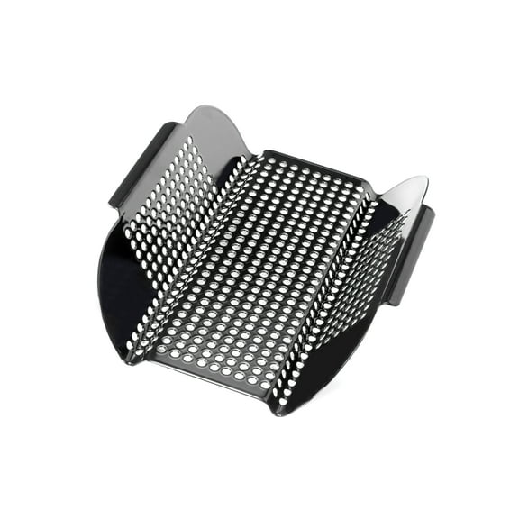 Oscarware Porcelain Coated XL Roast and Rib Rack for Outdoor Grilling