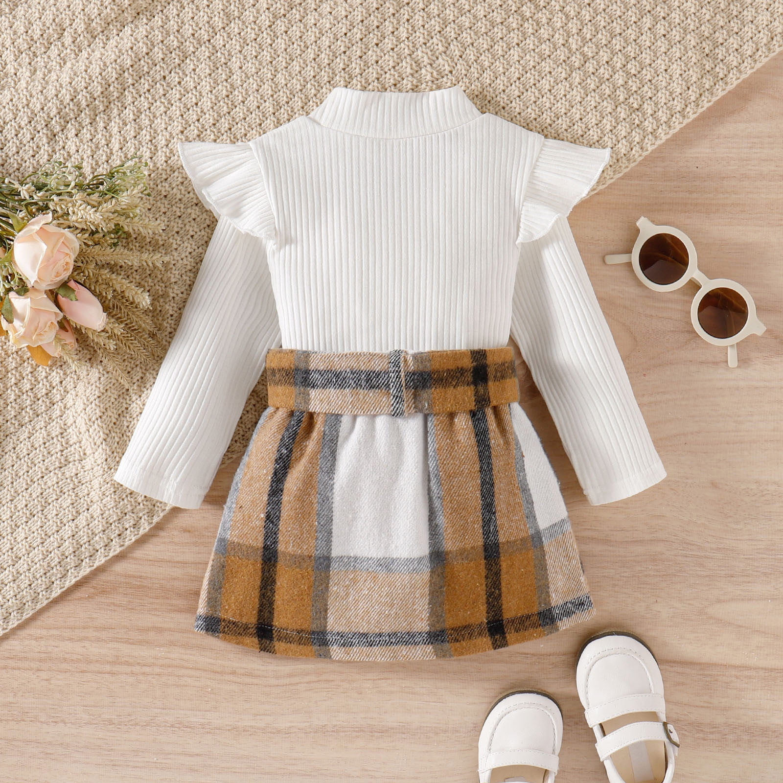 2-piece Toddler Girl Elephant Print Colorblock Sweatshirt and Pants Set