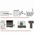 thumbnail image 4 of TG Thorn Anti-Cat Mat Garden Grid Anti Dogs, Cats Pets 200 x 30 cm, 4 of 4