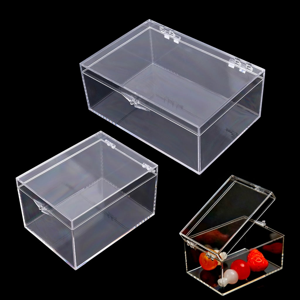 ANXPTIME Multipurpose Clear Acrylic Storage Box Spacious Design for Crafts and More