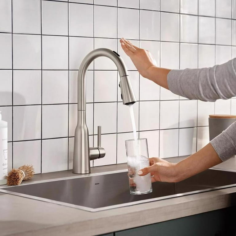 Moen Zyla Smart One-Handle Stainless Steel Kitchen Faucet
