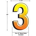 thumbnail image 2 of Beistle 53857-3 Plastic 3 Yard Sign - Pack of 3, 2 of 6