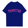thumbnail image 1 of T-shirts pour Femmes Trapstar T-Shirt Imprimé pour Femmes Décontracté Graphique Junior Filles Manches Courtes tee-Shirt Original avec Col Rond(Bleu Foncé, m), 1 of 3