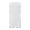 thumbnail image 4 of 2 Piece Sets for Women Fashion Casual Solid Color Sleeveless Shorts Set Sleeveless V-neck Top/shirt Set, 4 of 7