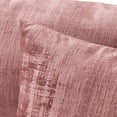 thumbnail image 4 of Home Soft Things Textured Velvet Pillow Covers (Set of 2), - Withered Rose - 26" x 26", 4 of 5