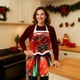 thumbnail image 4 of Delantal navideño para adultos | Delantal de cocina ajustable con bolsillo frontal | Delantal de poliéster de 45 x 56 cm para hornear, asar y pintar, 4 of 5