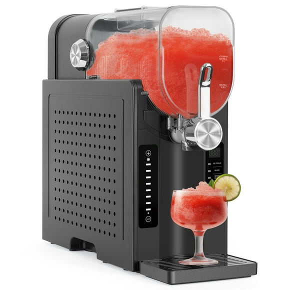 YODOLLA Machine à Slush avec Fonction d'Auto-nettoyage, 6 Programmes Préréglés