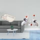 thumbnail image 2 of Elegante juego de bandejas de tocador con forma de para desayuno, frutas y cosméticos, con esculturas de animales para escritorio y decoració, 2 of 8