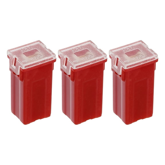 3pcs 32V 50 Amps Mini Block Fuse Car Box Shaped Fuse for Trucks Pickup Cars and SUVS Durable