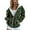 Green, variant on Women's Christmas Printed Hoodie With Casual Loose Zipper Hoodie Lightweight Sweatshirts for Women Zip up Casual Womens Sweat Shirts Womens Long Hoodies Tunic Zip up Women Green XXL