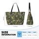 thumbnail image 4 of Fotbe Green Skulls Bolsa de Viaje para Playa - Resistente al Agua, Bolsa Tote de Gran Capacidad y Ligera con 7 Bolsillos para Mujeres y Hombres, 4 of 7