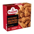 thumbnail image 1 of Flamingo Ailes de poulet épicées et croustillantes parfry Ailes de poulet épicées et croustillantes coupées, assaisonnées, enrobées de chapelure et cuites. 17% protéines de viande, 1 of 1