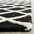 thumbnail image 3 of SAFAVIEH Cambridge Kenneth Geometric Diamonds Wool Area Rug, Black/Ivory, 5' x 8', 3 of 5
