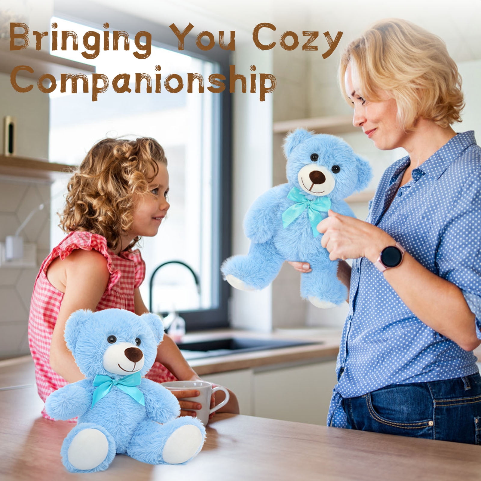 MaoGoLan 13'' Cute Teddy Bear Stuffed Animal Bear Plush Toy