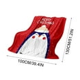 thumbnail image 3 of Muecwrye Christmas Blanket and Throws Clearance! Cute Christmas Tree Red Blanket, Lightweight Cozy Flannel Blanket, Plush Blanket for Kids, Couch Sofa Bed Home Decorations, 40 X 50 Inch, 3 of 3