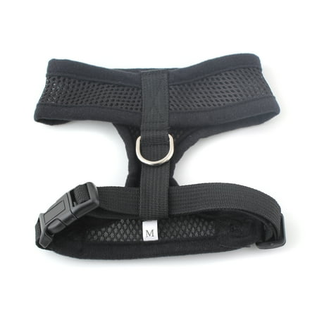 Figure 8 Cat Harness - Soft Padded Mesh Safety Vest Cat Harness, Black
