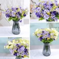 thumbnail image 6 of Sunjoy Tech Daisies Artificial Flowers Fake Colorful Plant Bouquet for Home Table Centerpieces Decoration Wedding Decoration 3 Bouquet, 6 of 7