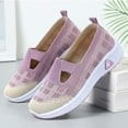 thumbnail image 5 of Hoshose New Women Breathable Wesh Flat Shoes Lightweight Soft Slip-On Mom Shoes, 5 of 9