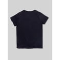 thumbnail image 2 of [Vibrant Boys' Tee] Vibrant 100% Cotton Boys' Graphic T-Shirt | Happy First Day of School Back-to-School Design with Pencils, Books & Stars - Soft Round Neck Short Sleeve Tee - Summer Casual Comf, 2 of 7