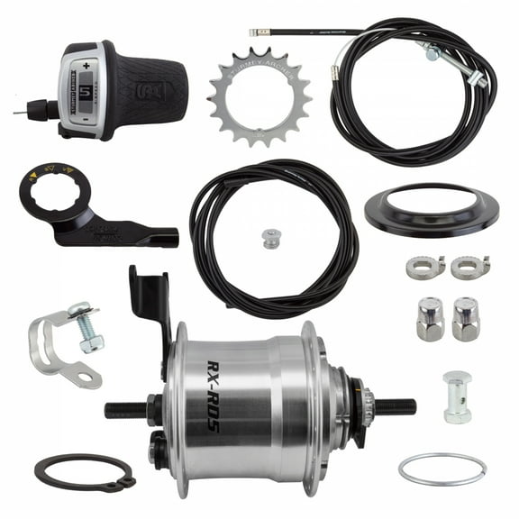 Sturmey Archer RXRD5 5sp Hub & Drum Brake Kit RR 36H Sil 5sp Int