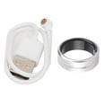 thumbnail image 2 of Anillo de Salud Inteligente, Fitness Tracker IP68 Anillo Inteligente Impermeable Con Podómetro Monitoreo de Datos del Sueño Con Cable de Carga, Plateado., 2 of 7