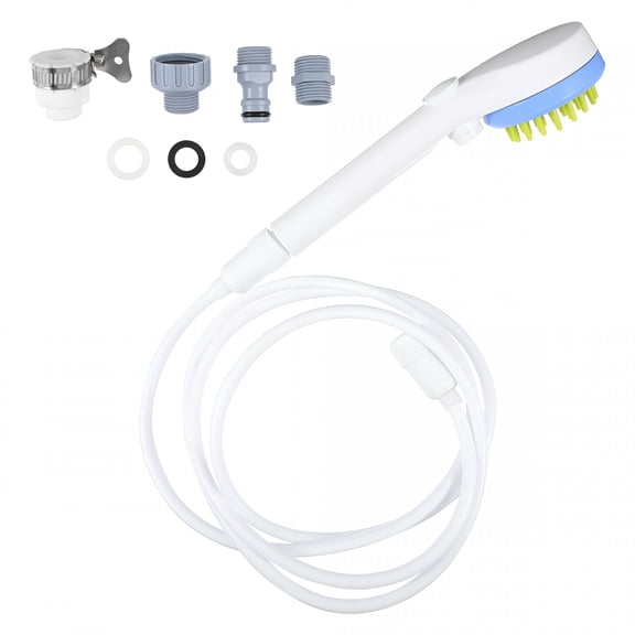 ACDANC Shower Dog Bath Attachment Puppy Head Sprayer Attachment Wand Brush Tap Pet Wash Pets Hose Attachment Head