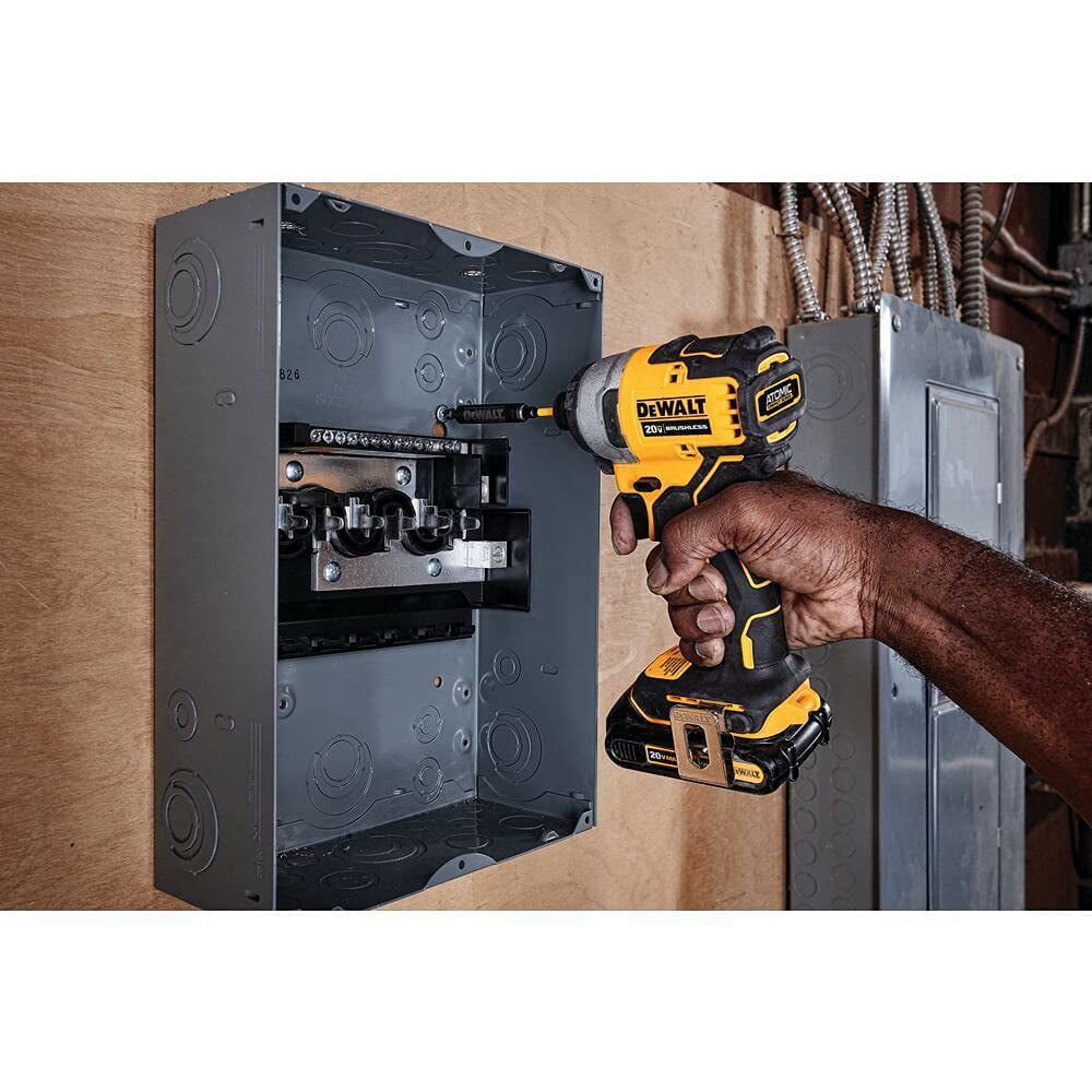 DEWALT ATOMIC 20V MAX* Impact Driver, Cordless, Compact, 1/4-Inch, Tool Only (DCF809B) C55