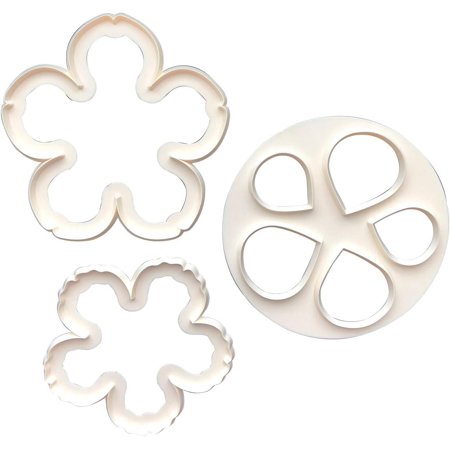 A Very English Rose Cutter - 3 Set - inspired by David Austin Rose Cutter