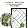 thumbnail image 6 of Zhongma 15.75 x 15.75 x 55 in Raised Garden Bed with Trellis,Heavy Duty Plant Box for Climbing Plants with Drainage Hole, Metal Lattice Planter Gardon Box Planter with Inner Fabric Liners, 6 of 6