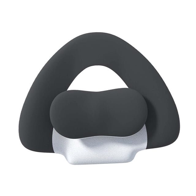 Cojín de apoyo para espalda y las piernas, práctico y multifuncional, de espuma viscoelástica, para boca abajo, para sofás, respaldo hogar. gris oscuro