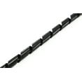 thumbnail image 4 of 66FT PE 3/4 Inches (20 mm) Black Polyethylene Spiral Cable Wire Wrap Hydraulic Hose Wrap Tube Cable Management Protector Sleeve PC Manage Cable for Car Computer Cable Wire Holder Organizer PC and TV, 4 of 5