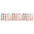 thumbnail image 2 of Bandera de cuerda Billuyoard 24/32 Naciones Copa de Europa Decoración Deportes Color brillante, 2 of 6