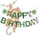 thumbnail image 3 of Banner de fiesta de cumpleaños de animales del bosque, adorno para pastel de animales, salvaje, 3 of 4