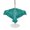 Teal Green, White, Mint, variant on Outdoor Tablecloth with Umbrella Hole for Patio/Picnic/Party/Camping, Nautical Starfish Waterproof Table Cloth Round Cover Washable, Summer Ocean Marine Life Modern Blue (Dia 60")
